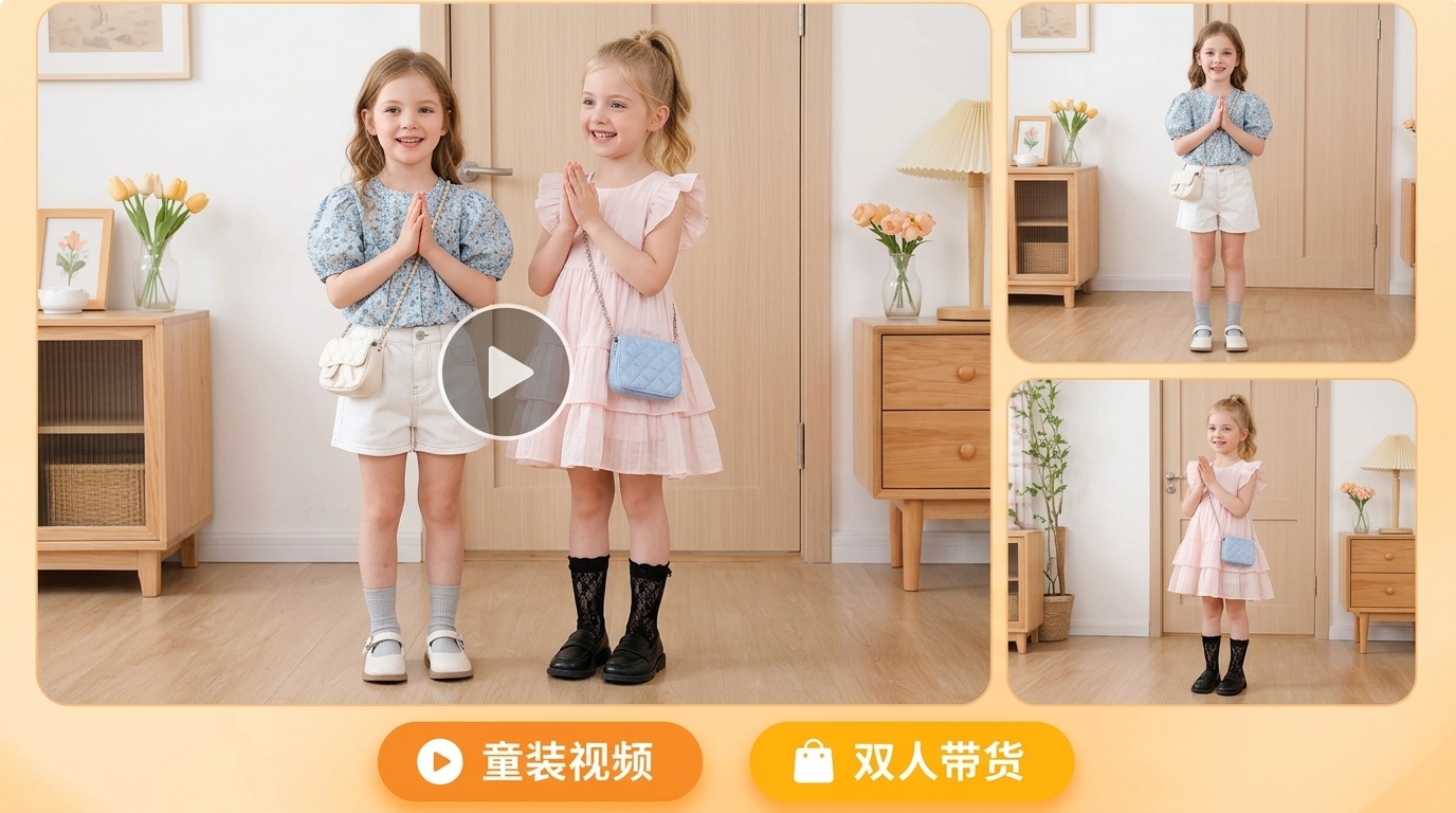 双人爆款视频模仿