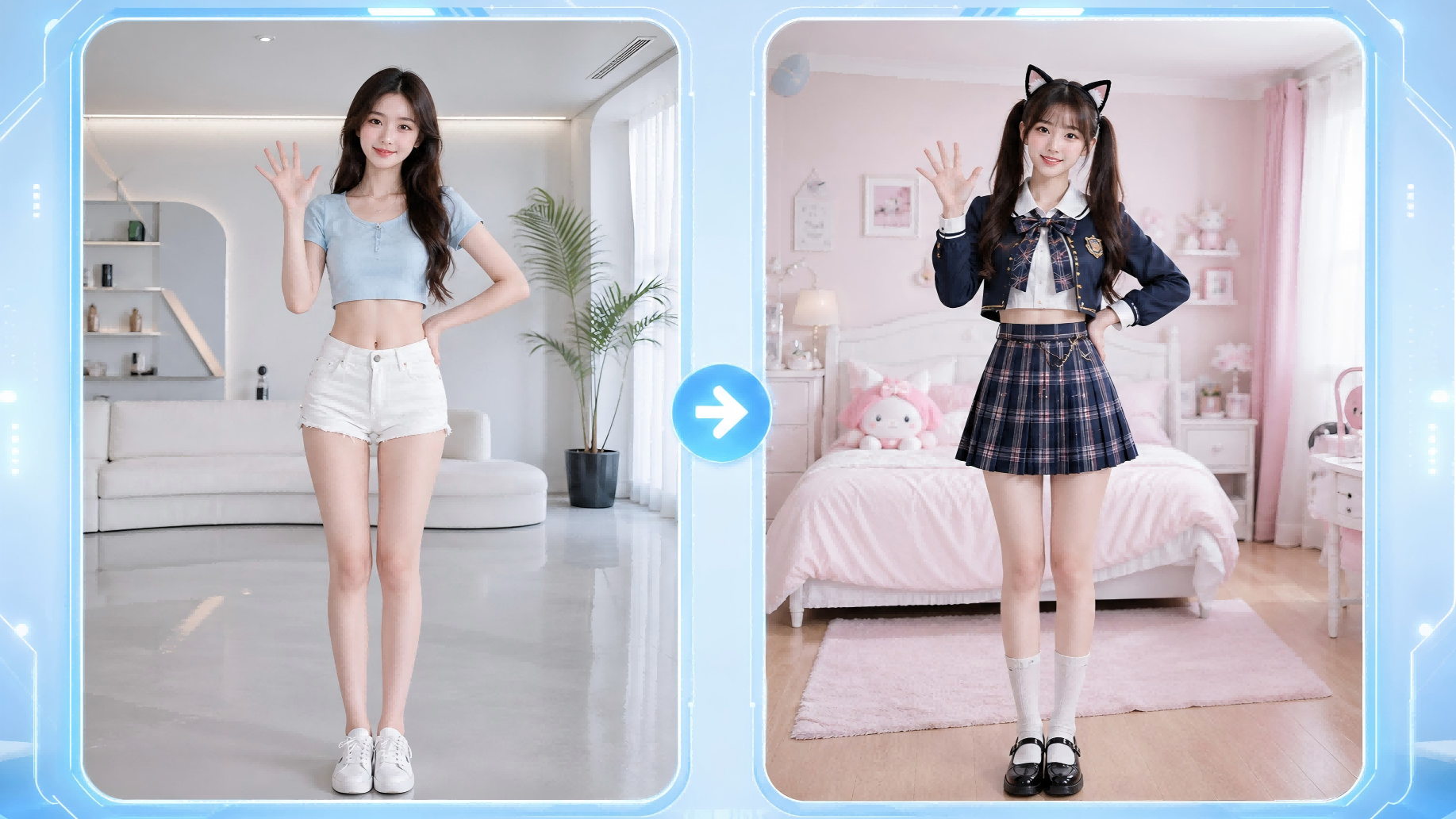 爆款视频模仿（女装）